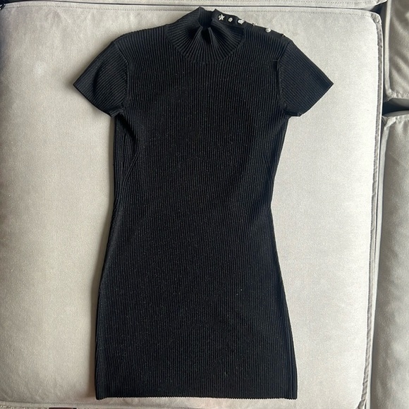 ZADIG & VOLTAIRE bijoux black open back dress - Picture 4 of 4